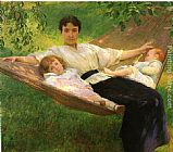 Joseph Rodefer de Camp The Hammock painting